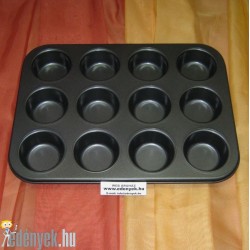 Muffin sütőforma sima 12 db-os 121 - OL