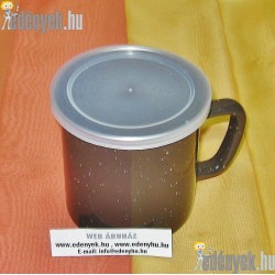 Zománcozott bögre fedővel 600 ml 559758-BQT