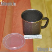 Zománcozott bögre fedővel 600 ml 559758-BQT