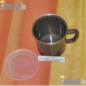 Zománcozott bögre fedővel 600 ml 559758-BQT