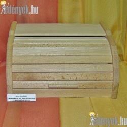 Fa kenyértartó redőnyös 33×25×15 cm 900435