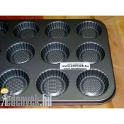 Muffin sütőforma 12 db-os cirádás 5829 - BQT