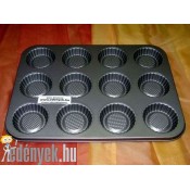 Muffin sütőforma 12 db-os cirádás 5829 - BQT
