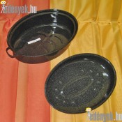 Zománcozott ovális kacsasütő 34 cm 741342-BB