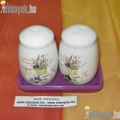 Kerámia levendula mintás sószóró, borsszóró BQT-381168