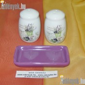 Kerámia levendula mintás sószóró, borsszóró BQT-381168