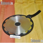 Szíves palacsinta és tojássütő serpenyő 6 résszel 432828-AMB