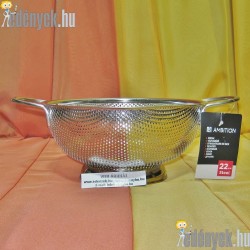 Talpas gyümölcsmosó, tésztaszűrő kosár 22 cm 434025-AMB