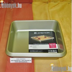 Tortaforma szögletes 23×23×5 cm 209580-AMB