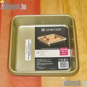 Tortaforma szögletes 23×23×5 cm 209580-AMB