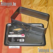 Csatos tortaforma 31,70×22,20×6 cm 209726-AMB