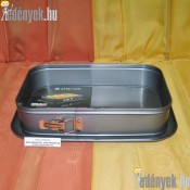 Szögletes csatos tortaforma 37,50×24,50×7 cm 209733-AMB