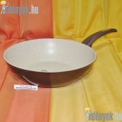 Gránit bevonatos indukciós wok 28 cm 800/817-AMB/BS