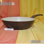 Gránit bevonatos indukciós wok 28 cm 800/817-AMB/BS