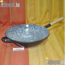 Nyeles zománcozott wok 30 cm 031/009-TFA